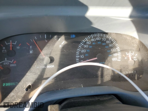 1999 Dodge 1500 with VIN 3B7HC12Y1XG199438, listed as a Copart auction lot 88346955 with 230,867 mi miles and Salvage Title. Bid and sale history available at DreamBid. Image 9.