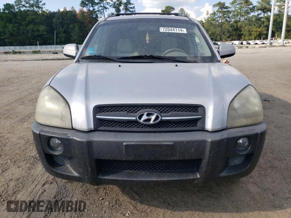 2005 Hyundai Tucson GLS with VIN KM8JN12DX5U212587, listed as a Copart auction lot 72044114 with 128,993 mi miles and Salvage Title. Bid and sale history available at carsss.com. Image 5.