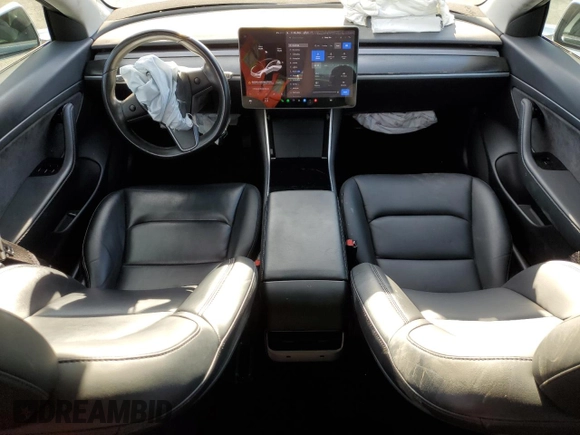 2020 Tesla Model 3 Standard Range Plus with VIN 5YJ3E1EA0LF808571, listed as a Copart auction lot 47827615 with 125,444 mi miles and Salvage Title. Bid and sale history available at DreamBid. Image 8.