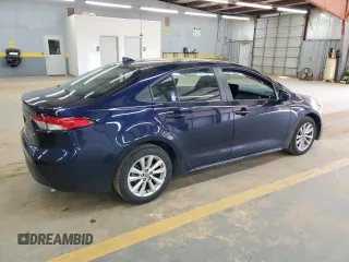 2024 Toyota Corolla LE with VIN 5YFB4MDE1RP098209, listed as a Copart auction lot 50444555 with 47,400 mi miles and Salvage Title. Bid and sale history available at carsss.com. Image 3.