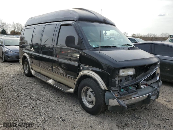 1999 GMC Savana Cargo Van YF7 Upfitter with VIN 1GDFG15R0X1070603, listed as a Copart auction lot 77944014 with 0 mi miles and Clean Title. Bid and sale history available at carsss.com. Image 4.