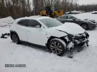 2020 Lexus UX 250h F Sport z VIN JTHR9JBH0L2031472, wystawiony jako Copart lot #87076054 z przebiegiem 110 396 mil mil oraz Szkoda całkowita • Salvage title. Historia ofert i sprzedaży dostępna na DreamBid. Obrazek 4.