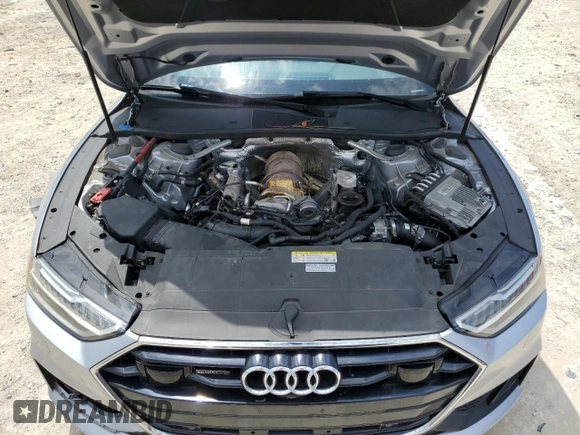 2019 Audi A7 Premium Plus with VIN WAUU2AF2XKN131191, listed as a Copart auction lot 67856674 with 65,489 mi miles and Non repairable. Bid and sale history available at DreamBid. Image 11.
