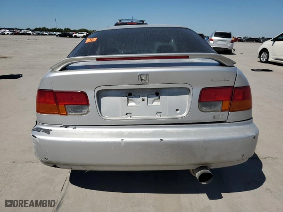 1996 Honda Civic EX with VIN 1HGEJ8147TL049218, listed as a Copart auction lot 73760924 with 0 mi miles and Salvage Title. Bid and sale history available at carsss.com. Image 6.