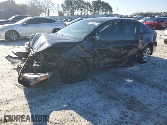 2022 Toyota Corolla LE with VIN 5YFEPMAE6NP392076, listed as a Copart auction lot 43787335 with 116,200 mi miles and Salvage Title. Bid and sale history available at carsss.com. Image 1.