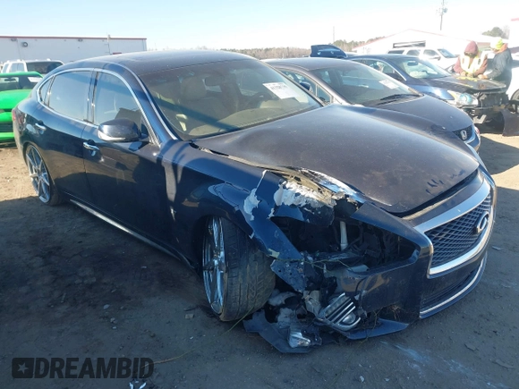 2015 Infiniti Q70 with VIN JN1BY1PP6FM600441, listed as a IAAI auction lot 41328735 with 156,402 mi miles and . Bid and sale history available at DreamBid. Image 1.