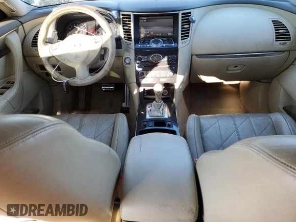 2009 Infiniti FX35 with VIN JNRAS18W69M158460, listed as a Copart auction lot 76367334 with 232,036 mi miles and Salvage Title. Bid and sale history available at carsss.com. Image 8.