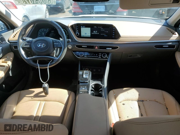 2021 Hyundai Sonata Hybrid Limited with VIN KMHL54JJ6MA033660, listed as a Copart auction lot 68064073 with 30,925 mi miles. Bid and sale history available at carsss.com. Image 8.