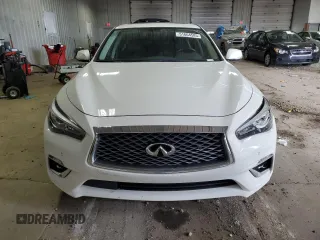 2022 Infiniti Q50 LUXE with VIN JN1EV7BR7NM341183, listed as a Copart auction lot 51604585 with 33,160 mi miles and Clean Title. Bid and sale history available at carsss.com. Image 5.