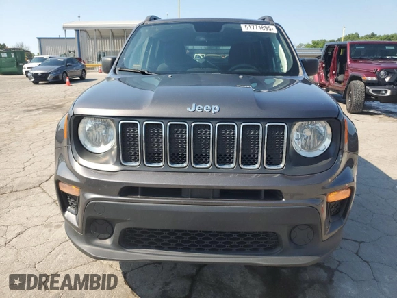 2019 Jeep Renegade Sport with VIN ZACNJBAB5KPJ94808, listed as a Copart auction lot 61771695 with 195,788 mi miles and Salvage title. Bid and sale history available at DreamBid. Image 5.