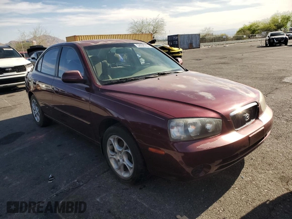 2001 Hyundai Elantra GLS z VIN KMHDN45D41U107399, wystawiony jako Copart lot #52658745 z przebiegiem 65 459 mil mil oraz Szkoda całkowita • Salvage title. Historia ofert i sprzedaży dostępna na DreamBid. Obrazek 4.