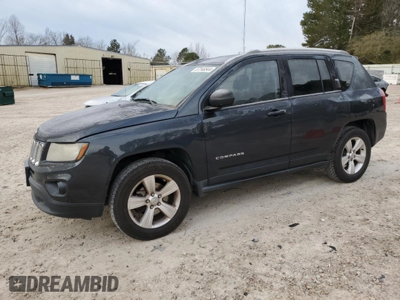 2015 Jeep Compass Sport with VIN 1C4NJCBB6FD111060, listed as a Copart auction lot 87246544 with 187,302 mi miles and Salvage Title. Bid and sale history available at carsss.com. Image 1.