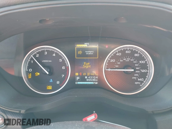2020 Subaru Forester Limited with VIN JF2SKAUC5LH516116, listed as a IAAI auction lot 42492381 with 85,538 mi miles and . Bid and sale history available at DreamBid. Image 7.