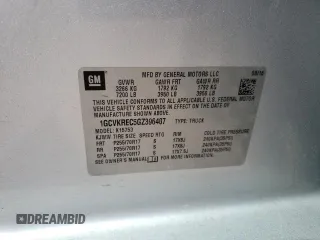 2016 Chevrolet Silverado 1500 LT with VIN 1GCVKREC5GZ396407, listed as a Copart auction lot 50081455 with 126,964 mi miles and Salvage Title. Bid and sale history available at DreamBid. Image 14.
