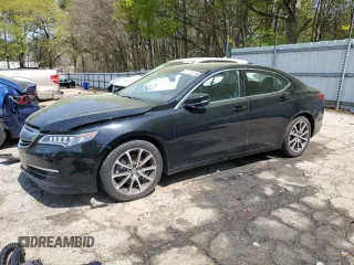 2017 Acura TLX V6 with VIN 19UUB2F38HA005723, listed as a Copart auction lot 47487995 with 0 mi miles and Salvage Title. Bid and sale history available at carsss.com. Image 1.