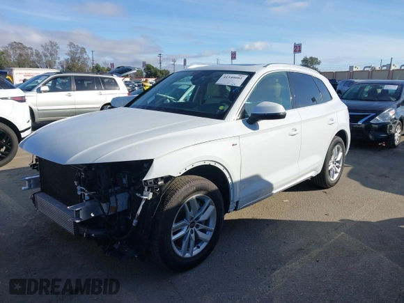 2023 Audi Q5 S line Premium with VIN WA1GAAFY7P2162649, listed as a IAAI auction lot 41540081 with 6,382 mi miles. Bid and sale history available at carsss.com. Image 20.