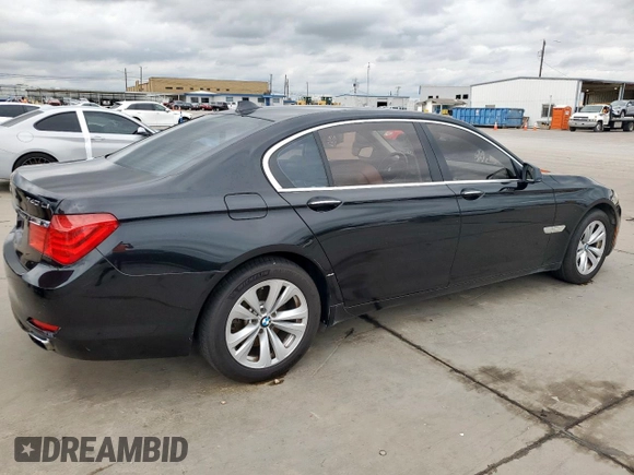 2012 BMW 7 Series 740Li with VIN WBAKB4C57CC575794, listed as a Copart auction lot 49347395 with 189,697 mi miles and Clean title. Bid and sale history available at DreamBid. Image 3.