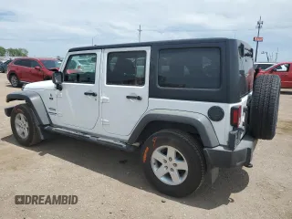2015 Jeep Wrangler Unlimited Sport with VIN 1C4BJWDG2FL545561, listed as a Copart auction lot 60574045 with 83,592 mi miles and Salvage title. Bid and sale history available at DreamBid. Image 2.