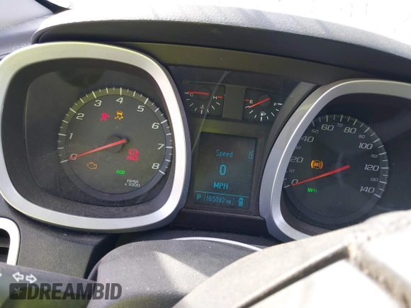 2012 Chevrolet Equinox LTZ with VIN 2GNFLGEK8C6294948, listed as a IAAI auction lot 41807161 with 165,092 mi miles. Bid and sale history available at carsss.com. Image 7.