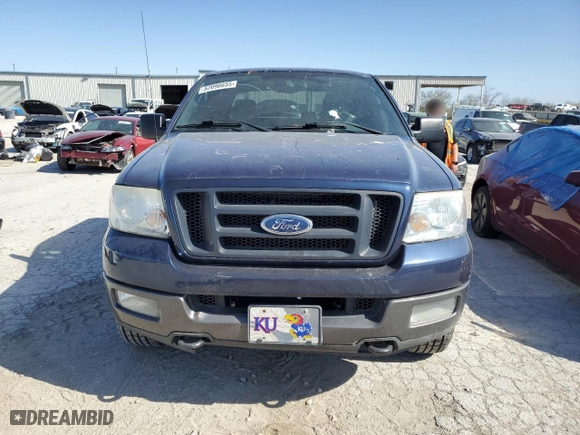2004 Ford F-150 XLT with VIN 1FTPW14574KB14841, listed as a Copart auction lot 52096655 with 214,783 mi miles and Clean Title. Bid and sale history available at carsss.com. Image 5.