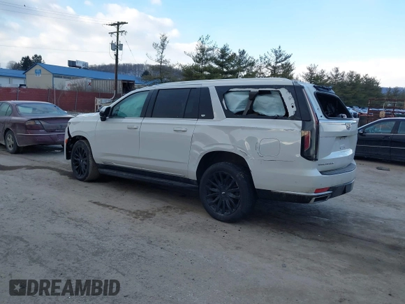 2021 Cadillac Escalade ESV Premium Luxury z VIN 1GYS4KKL5MR414354, wystawiony jako IAAI lot #41399443 z przebiegiem 35 701 mil mil oraz . Historia ofert i sprzedaży dostępna na DreamBid. Obrazek 3.