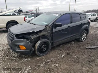 2017 Ford Escape S with VIN 1FMCU0F79HUD35585, listed as a Copart auction lot 42918815 with 133,801 mi miles and Salvage Title. Bid and sale history available at carsss.com. Image 1.
