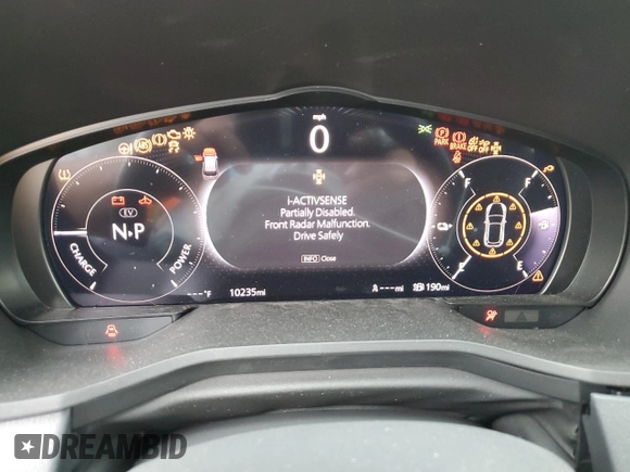 2024 Mazda CX-90 Premium Plus with VIN JM3KKEHA9R1152449, listed as a Copart auction lot 63047925 with 10,235 mi miles and Salvage title. Bid and sale history available at DreamBid. Image 9.
