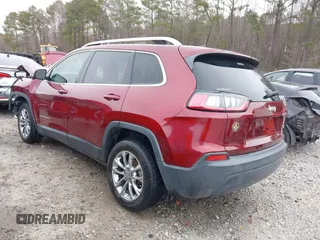 2019 Jeep Cherokee Latitude Plus with VIN 1C4PJLLBXKD278488, listed as a IAAI auction lot 41750218 with 83,203 mi miles. Bid and sale history available at carsss.com. Image 3.