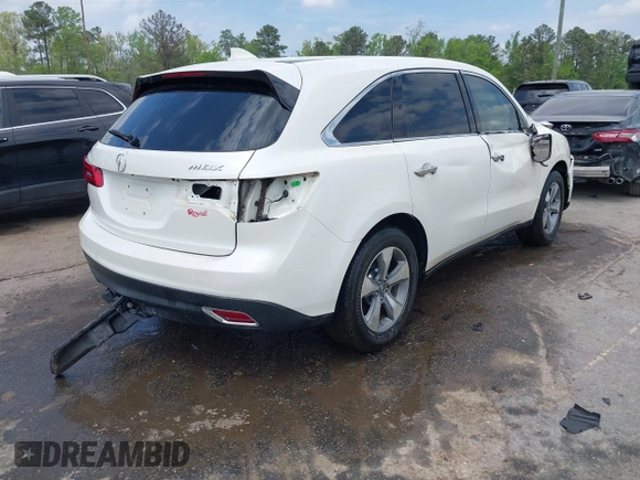 2014 Acura MDX with VIN 5FRYD3H28EB009096, listed as a IAAI auction lot 41993243 with 309,234 mi miles and . Bid and sale history available at DreamBid. Image 4.