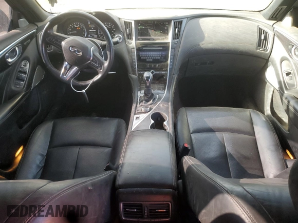2021 Infiniti Q50 3.0t SIGNATURE EDITION with VIN JN1EV7CR8MM752105, listed as a Copart auction lot 87200854 with 31,779 mi miles and Salvage Title. Bid and sale history available at carsss.com. Image 8.