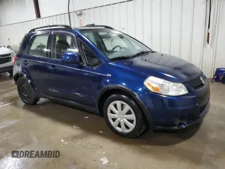 2010 Suzuki SX4 with VIN JS2YA5A35A6300580, listed as a Copart auction lot 77611444 with 113,926 mi miles and Salvage Title. Bid and sale history available at carsss.com. Image 4.