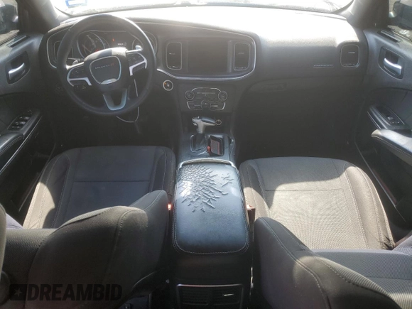 2015 Dodge Charger SXT with VIN 2C3CDXHGXFH896327, listed as a Copart auction lot 55931805 with 204,345 mi miles and Salvage Title. Bid and sale history available at DreamBid. Image 8.
