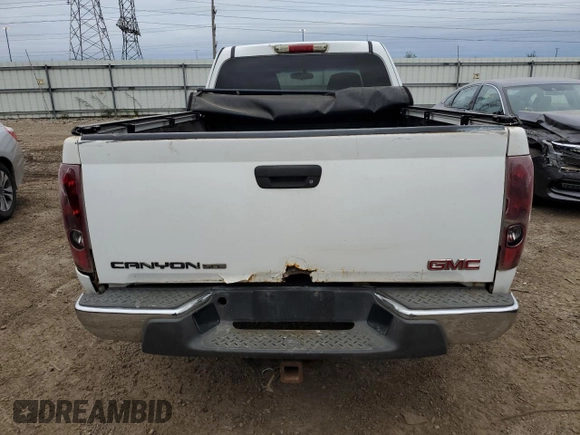 2007 GMC Canyon Work Truck with VIN 1GTDT19E978166946, listed as a Copart auction lot 73395724 with 221,595 mi miles and Salvage Title. Bid and sale history available at carsss.com. Image 6.
