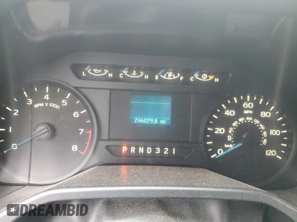 2015 Ford F-150 XLT with VIN 1FTEX1E80FKF08651, listed as a Copart auction lot 56283635 with 246,029 mi miles and Salvage title. Bid and sale history available at DreamBid. Image 9.