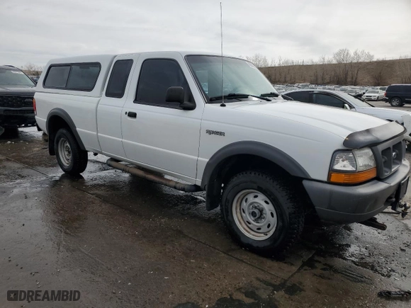 1998 Ford Ranger XL with VIN 1FTZR15U1WPA14018, listed as a Copart auction lot 49689645 with 66,876 mi miles and Salvage Title. Bid and sale history available at carsss.com. Image 4.