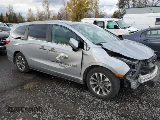 2023 Honda Odyssey EX-L with VIN 5FNRL6H67PB054708, listed as a Copart auction lot 82111554 with 37,248 mi miles and Salvage Title. Bid and sale history available at carsss.com. Image 4.