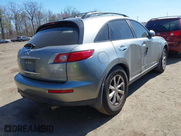 2008 Infiniti FX with VIN JNRAS08W68X202805, listed as a IAAI auction lot 41908721 with 204,061 mi miles and . Bid and sale history available at DreamBid. Image 4.