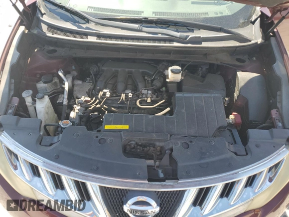 2009 Nissan Murano S with VIN JN8AZ18W89W104047, listed as a Copart auction lot 50977575 with 166,442 mi miles and Salvage Title. Bid and sale history available at carsss.com. Image 12.