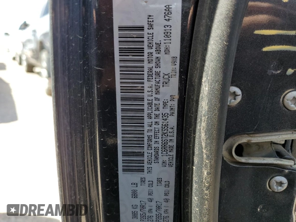 2019 Ram 1500 Tradesman z VIN 1C6RR6ST2KS561435, wystawiony jako Copart lot #52531045 z przebiegiem 122 220 mil mil oraz Czysty tytuł • Clean title. Historia ofert i sprzedaży dostępna na DreamBid. Obrazek 12.