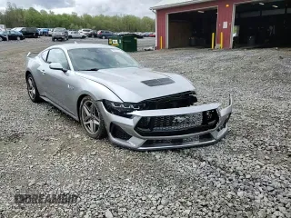 2024 Ford Mustang GT with VIN 1FA6P8CFXR5435098, listed as a Copart auction lot 55270825 with Not Provided miles and Salvage Title. Bid and sale history available at DreamBid. Image 14.