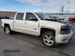 2014 Chevrolet Silverado 1500 High Country with VIN 3GCUKTEC4EG335555, listed as a Copart auction lot 86993214 with 216,596 mi miles and Salvage Title. Bid and sale history available at carsss.com. Image 4.