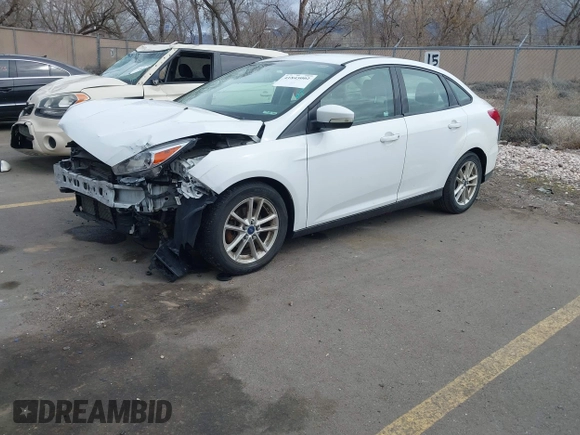 2016 Ford Focus SE with VIN 1FADP3F21GL365163, listed as a IAAI auction lot 41845002 with 187,070 mi miles. Bid and sale history available at carsss.com. Image 18.