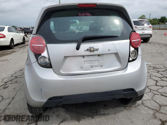 2015 Chevrolet Spark LT with VIN KL8CD6S98FC718038, listed as a Copart auction lot 54626165 with 185,516 mi miles and Clean Title. Bid and sale history available at carsss.com. Image 6.
