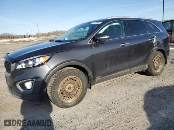 2016 Kia Sorento EX with VIN 5XYPHDA55GG164227, listed as a Copart auction lot 51528065 with 175,168 mi miles and Clean Title. Bid and sale history available at carsss.com. Image 1.