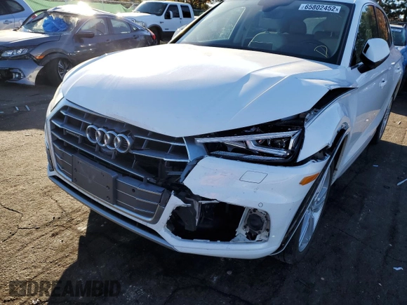 2018 Audi Q5 Prestige with VIN WA1CNAFY3J2132252, listed as a Copart auction lot 65802452 with 57,824 mi miles. Bid and sale history available at carsss.com. Image 9.