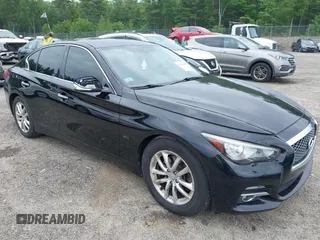 2017 Infiniti Q50 Premium with VIN JN1EV7ARXHM835950, listed as a IAAI auction lot 42456657 with 128,692 mi miles and . Bid and sale history available at DreamBid. Image 1.