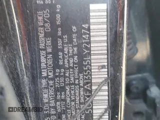 2005 BMW X5 3.0i with VIN 5UXFA13555LY21474, listed as a Copart auction lot 82994644 with 0 mi miles and Salvage Title. Bid and sale history available at carsss.com. Image 13.
