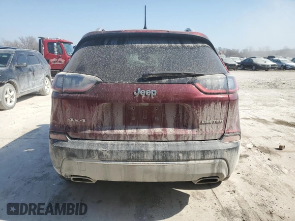 2019 Jeep Cherokee Limited with VIN 1C4PJMDX9KD373902, listed as a Copart auction lot 49121665 with 115,774 mi miles and Salvage Title. Bid and sale history available at carsss.com. Image 6.