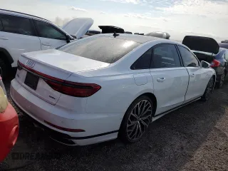 2021 Audi A8 with VIN WAU8DAF86MN031902, listed as a Copart auction lot 74131144 with 0 mi miles and Non Repairable. Bid and sale history available at carsss.com. Image 3.