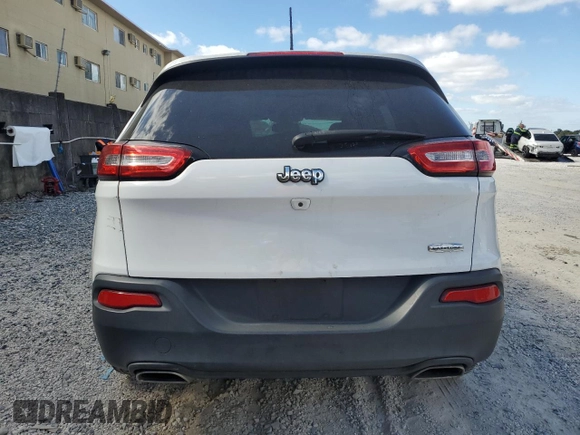 2018 Jeep Cherokee Latitude with VIN 1C4PJLCXXJD551696, listed as a Copart auction lot 87802645 with Not provided miles and Salvage title. Bid and sale history available at DreamBid. Image 6.